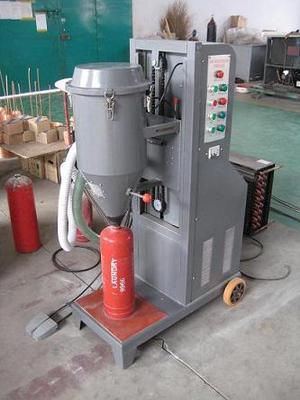 半自动型干粉灭火器灌装机_泵类栏目